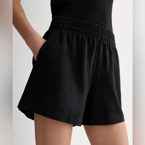 Everlane The Off-Duty Short – Black – Pull On - Organic Cotton – Women’s M